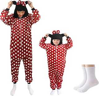 Adult Onesie Pajamas Flannel Animal Cartoon Cosplay Halloween Sleepwear Jumpsuit