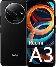 Xiaomi Redmi A3 4G 64GB + 3GB Global ROM Version (Tmobile Tello & Global) Factory Unlocked 6.71" 8MP Dual Camera + (Car Charger Dual USB 31W) (Midnight Black Global ROM)