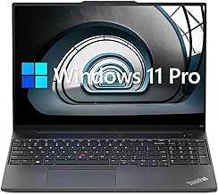 ThinkPad E16 Business Laptop, 16" WUXGA Display, AMD Ryzen 5 7530U (Beat i7-1165G7), 24GB RAM, 1TB PCIe SSD, Webcam, HDMI, RJ-45, Fingerprint Reader, Wi-Fi 6, Windows 11 Pro, Black