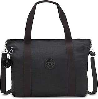 Kipling Women's Asseni Tote Bag, Lightweight Everyday Purse, Nylon Shoulder Bag