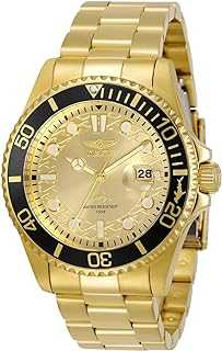 Mens Pro Diver Quartz Watch, Gold, 30025