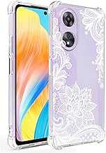 Phone Case for Oppo A78 4G Case, CPH2565 Case Girls Women, Slim Shockproof Clear Floral Pattern Flexible TPU Protective Cover for Oppo A78 4G Mandala