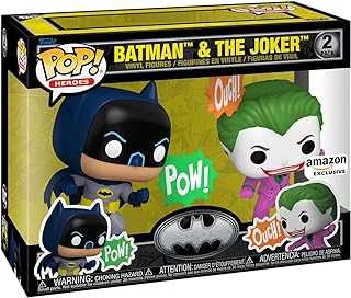 Pop! Heroes: Batman's 85th Anniversary - Batman and The Joker, 2-Pack