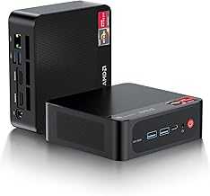 Mini PC, AMD Ryzen 7 5800H(8C/16T, Up to 4.4GHz), 16GB DDR4 RAM 500GB PCIe3.0 x4 SSD, SER5 Pro Mini Desktop Computer Support 4K Triple Display/DP/HDMI/USB 3.2/WiFi 6/BT5.2, Gaming/Office/Home