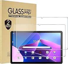 [2 Pack Screen Protector For Lenovo Tab M10 Plus 3rd 10.6 inch 2022, Tempered Glass Film Guard For M10 Plus Gen 3 TB125FU TB128FU TB128XU Anti-Scratch 9H Hardness Bubble-free Clear