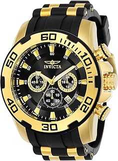 Men's 22340 Pro Diver Analog Display Quartz Black Watch