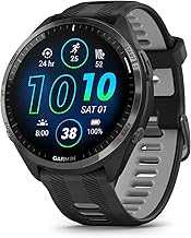 Forerunner® 965 Running Smartwatch, Colorful AMOLED Display, Training Metrics and Recovery Insights, Black and Powder Gray, 010-02809-00