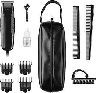 30285 Headliner 2, 11-Piece Hair Cutting Trimmer Kit, Carbon Steel T-Blade, Corded Electric, Black