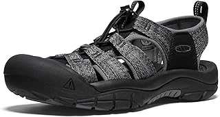 Men's Newport H2 Closed Toe Water Sandals, Black/Steel Grey, 11