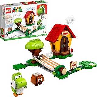 Super Mario Mario’s House & Yoshi Expansion Set 71367 Building Kit, Collectible Toy (205 Pieces)