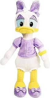 Disney Junior Mickey Mouse Small Plushie Stuffed Animal Daisy Duck, Kids Toys for Ages 2 Up by Just Play