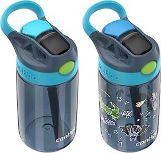 AutoSpout Water Bottle, 14oz, Pack of two, Blueberry/Blue Raspberry & Blueberry Nightfall