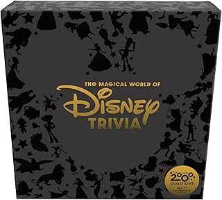 The Magical World of Disney Trivia Games – Board Games for Family Night, Family Games, Multi-Player Board Game, Family Board Game, Travel Games, Disney Game, Ages 6+