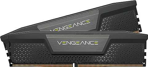 Vengeance DDR5 RAM 32GB (2x16GB) 6000MHz CL30 Intel XMP iCUE Compatible Computer Memory - Black (CMK32GX5M2B6000C30)