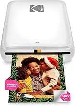 Step Instant Smartphone Photo Printer - Portable Mini Color Wireless Mobile Printer - Zink 2x3” Sticky-Back Photos - Bluetooth Compatible with iOS & Android Devices - Fun Editing App - White