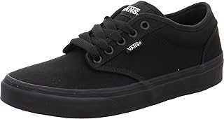 Men's^Men's Atwood Low-Top Sneakers, (Canvas) Black/Black, 8 UK