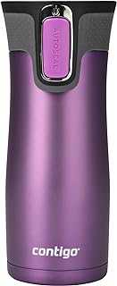 West Loop Stainless Steel Vacuum-Insulated Travel Mug with Spill-Proof Lid, Keeps Drinks Hot up to 5 Hours and Cold up to 12 Hours, 16oz Bright Lavender