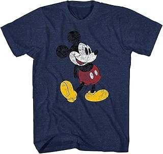 Mickey Mouse Classic Distressed Vintage Standing T-Shirt