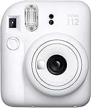 Fujifilm Instax Mini 12 Instant Film Camera, Clay White