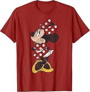 Mickey And Friends Minnie Mouse Simple Distressed T-Shirt