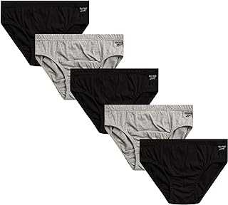 Men's Briefs - 5 Pack Soft Stretch Low Rise Mens Briefs with Contour Pouch - Classic Underwear Briefs for Men (S-XL)