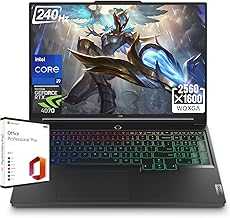 Legion Pro 7 Gaming Laptop with Microsoft Office Lifetime, 16" 240Hz Display, Intel Cores i9-14900HX, RTX 4070, 32GB DDR5, 1TB SSD, Backlit KB, Win11 Pro, 8 in 1 CD Drive, cefesfy Accessories