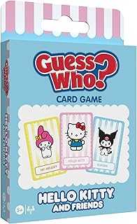 Guess WHO? Card Game: Hello Kitty and Friends, Featuring 20 Characters, My Melody, Kuromi, Badtz-Maru and More, Family Friendly Deduction Game, Officially Licensed Merchandise & Collectible