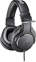 ATH-M20X Professional Studio Monitor Headphones, Black