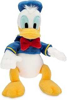 Disney Donald Duck Plush - Mini Bean Bag - 8 Inches, Mickey and Friends, Cuddly Classic Toy Character in Classic Sailor's Outfit, Suitable for All Ages 0+