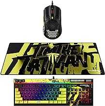 Alloy Elite 2 Mechanical Gaming Keyboard with Pulsefire Haste Mouse and Mouse Pad - TimTheTatMan Edition - for PC, PS5, and Xbox, Dual Chamber Drivers, RGB Backlit, Linear Red Switch