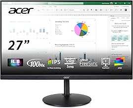 CB272 Ebmiprx 27" FHD 1920 x 1080 Zero Frame Home Office Monitor | AMD FreeSync | 1ms VRB | 100Hz | 99% sRGB | Height Adjustable Stand with Swivel, Tilt & Pivot (Display Port, HDMI & VGA Ports)