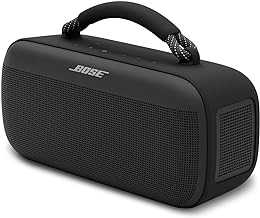 NEW Bose SoundLink Max Portable Speaker, Large Waterproof Bluetooth Speaker, Up to 20 Hours of Battery Life, USB-C, Built-in 3.5mm AUX Input, Black