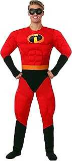 Unisex - Adult Deluxe Muscle Mr Incredible Costume