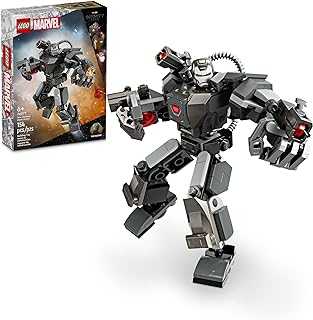 Marvel War Machine Mech Armor, Buildable Marvel Action Figure Toy for Kids with 3 Stud Shooters, Legendary Character from The MCU, Marvel Gift for Boys and Girls Aged 6 and Up, 76277