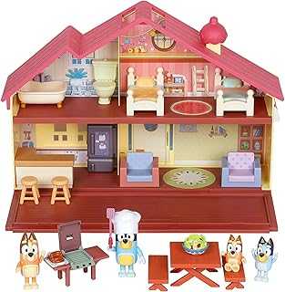 Mega Bundle Home, BBQ Playset, and 4 Figures | Amazon Exclusive , Multicolor