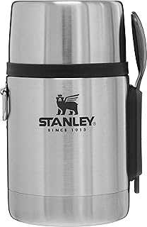 Classic Legendary Vacuum Insulated Food Jar 18 oz – Stainless Steel, Naturally BPA-free Container – Keeps Food/Liquid Hot or Cold for 12 Hours – Leak Resistant, Easy Clean