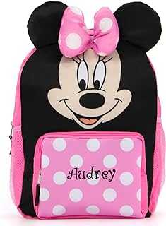 Personalized Licensed Character Backpack - 16 Inch (Minnie Mouse)