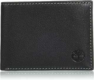 Men's Leather Passcase Security RFID Wallet, Black, One Size