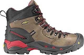 Men's Pittsburgh 6inch Leather Waterproof Steel Toe Work Boots