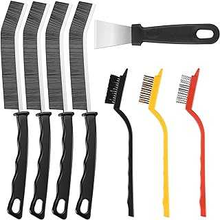 Crevice Cleaning Brush,8 Pcs Multifunctional Cleaning Brush Tools,Hard Bristle Crevice Cleaning Brush,Crevice Cleaning Brushes for Household Use Bathroom Tiles Kitchen Practical and Durable