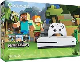 Xbox One S 500GB Console - Minecraft Bundle [Discontinued] (Renewed)