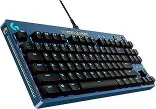 PRO Mechanical Gaming Keyboard - Ultra-Portable Tenkeyless Design, Detachable USB Cable, LIGHTSYNC RGB Backlit Keys, Official League of Legends Edition