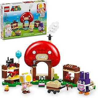 Super Mario Nabbit at Toad’s Shop Expansion Set, Build and Display Toy for Kids, Video Game Toy Gift Idea for Gamers, Boys and Girls Ages 7 and Up, 71429