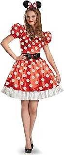 Disney Disguise Women's Red Minnie Mouse Classic Costume