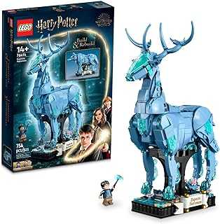 Harry Potter Expecto Patronum 76414 Collectible 2-in-1 Building Set; Birthday Gift Idea for Teens or Fans Aged 14 and Up; Build and Display Patronus Set for Fans of The Wizarding World