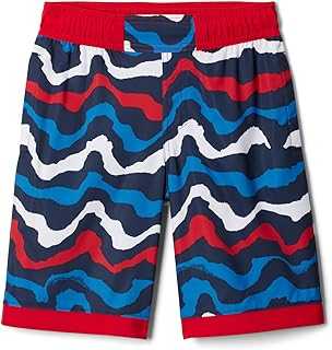 Boys Sandy Shores Boardshort, Moisture-Wicking, UV Sun Protection