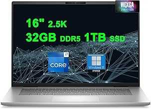 Inspiron 16 Plus 7630 Business Laptop | 16" 2.5k Comfortview Plus | Intel 14-core i7-13700H | 32GB DDR5 1TB SSD | Backlit Fingerprint Thunderbolt4 FHD IR Webcam Long-Lasting Battery Win11Pro