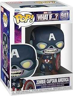 Pop! Marvel: What If? - Zombie Captain America Vinyl Bobblehead