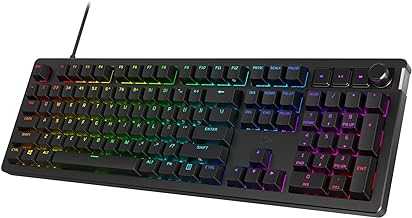 Alloy Rise – Hot-Swappable Mechanical Gaming Keyboard, PC, Ambient Light Sensor, Gasket Mounted, Linear Switches