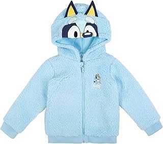 Cozy Sherpa Zip Up Cosplay Hoodie Toddler to Big Kid Sizes (2T - 10-12)